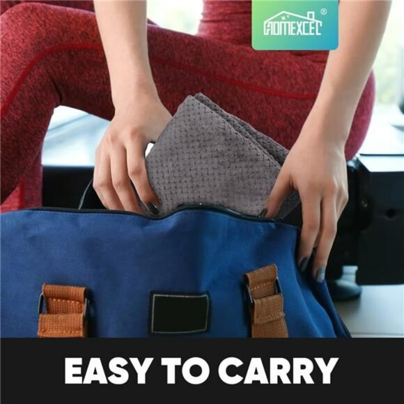 Microfiber Gym Towels 3 Pack Quick Dry Soft Absorbent Workout Yoga Spa Fitness - Picture 6 of 8